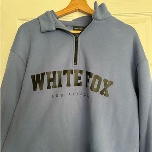 White Fox Oversized Crewneck S/M